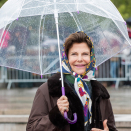 Sveriges Dronning Silvia på Honnørbrygga. Foto: Berit Roald / NTB scanpix